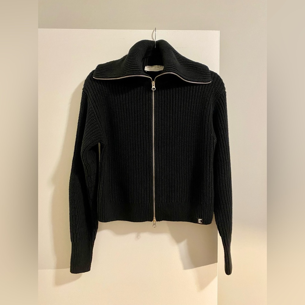 Everlane Chunky Knit Organic Cotton Full-Zip
Cardigan
